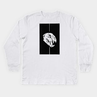 SKULL SERIES - THE MOUNTAIN LION Kids Long Sleeve T-Shirt